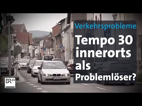 Tempo 30 innerorts: Lösung für Verkehrsprobleme? | Abendschau | BR24