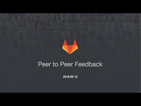 Peer to Peer Feedback Training
