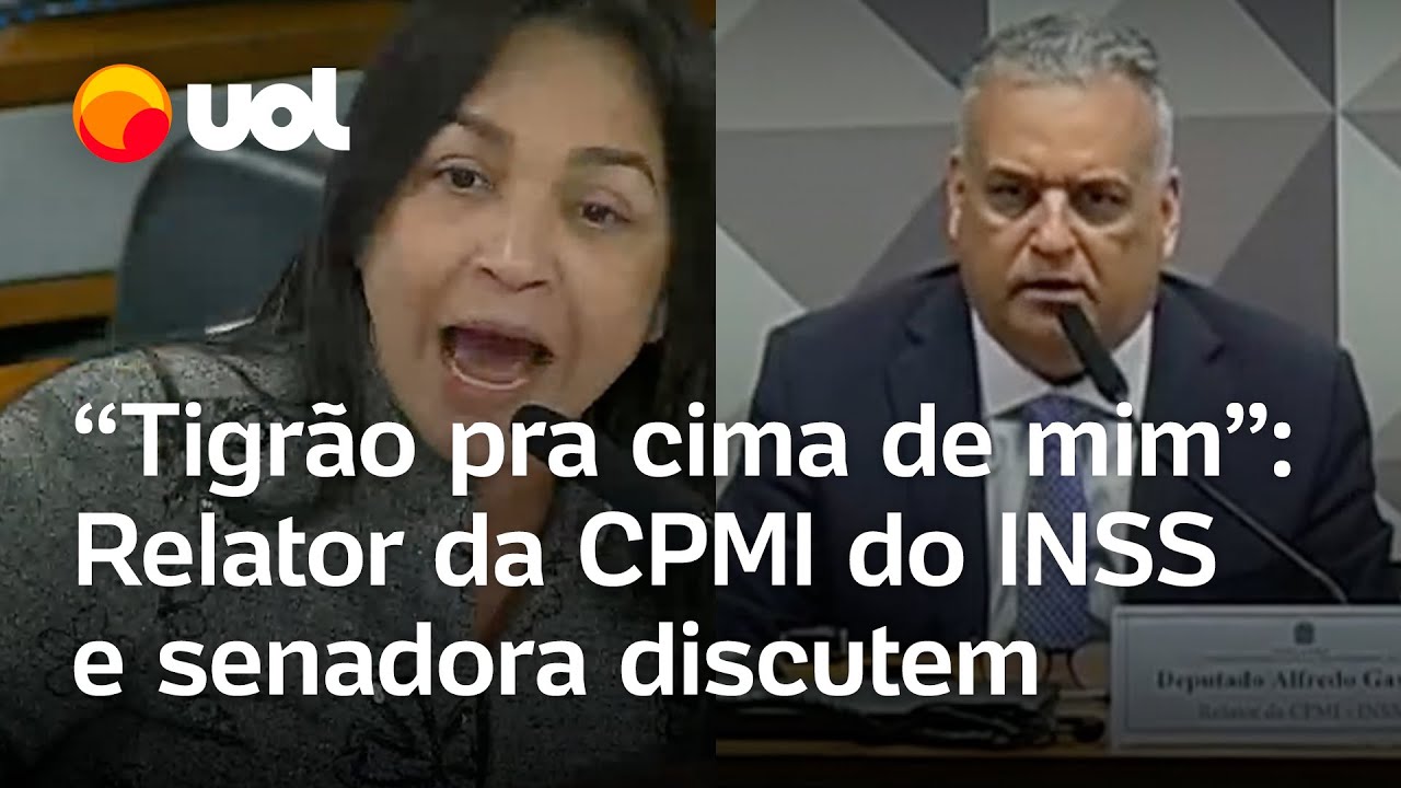 Relato e Eliziane Gama discutem durante CPMI do INSS: ‘Tigrão pra cima de mim?’