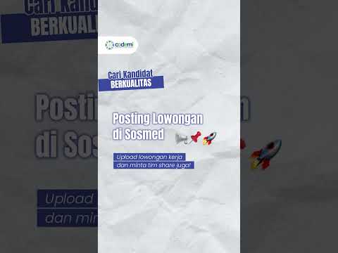 Anti Ribet, cari Kandidat Gak Ribet Pakai Sosial Media! #work #lowongankerja #loker #kerjadarirumah