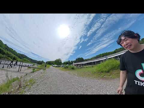 public ASMR 栃木県　黒羽観光やなで足音のASMR Footsteps ASMR at Kurobane Kanko Yana Tochigi, Japan” 