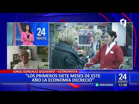 Jorge González Izquierdo sobre economía peruana: “Crecerá entre 0 a 1% este año”