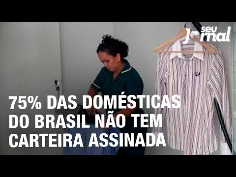 75% das domésticas do Brasil não tem carteira assina, aponta Dieese