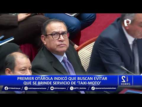 Premier Alberto Otárola: “No queremos más robos y secuestros en taxis por aplicativo”