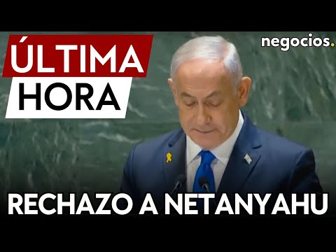 ÚLTIMA HORA | Netanyahu se queda sólo: Líderes mundiales abandonan la sala mientras habla