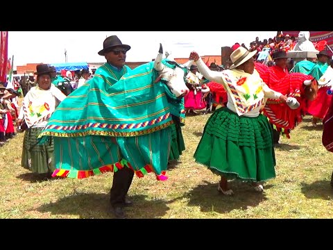 Linda danza WAKA WAKA de Sullkatiti Qhunqhu. HOMENAJE a los caciques AYMARAS Jesus de Machaca Ingavi