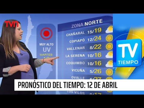 Pronóstico del tiempo: Martes 12 de abril | TV Tiempo