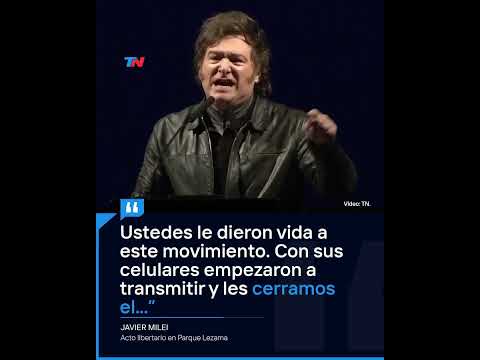 PARQUE LEZAMA I Javier Milei presento? a La Libertad Avanza como un partido político nacional