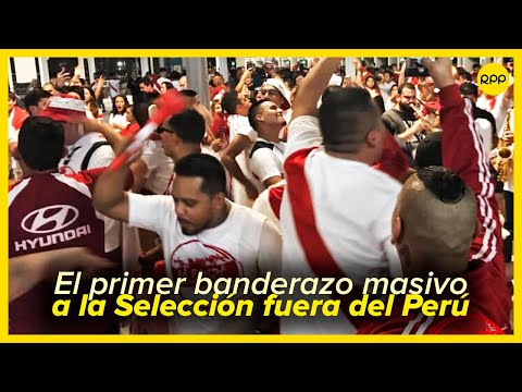 El primer banderazo masivo a la Selección fuera del Perú