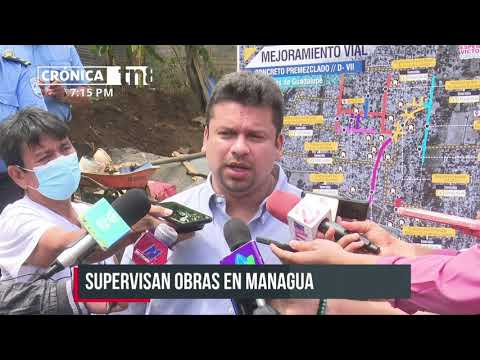 Obras de drenaje y calles cambian el rostro de Lomas de Guadalupe, Managua - Nicaragua