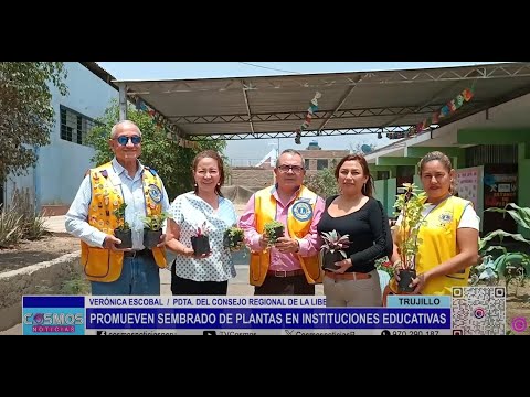 Trujillo: promueven sembrado de plantas en instituciones educativas