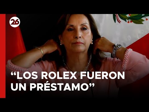 PERÚ | Boluarte dijo que los Rolex fueron “un préstamo”