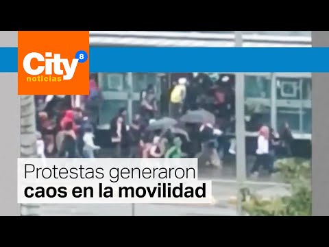 Jornada de protestas por parte de estudiantes de la Universidad Nacional y Distrital | CityTv