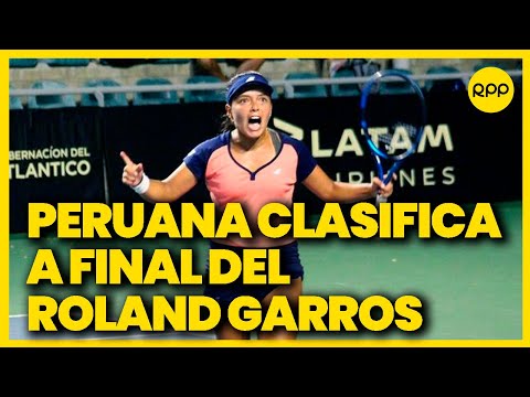 Lucciana Pérez es la primera peruana en clasificar a la final del Roland Garros Junior