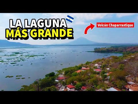 Asi es la LAGUNA MAS GRANDE de EL SALVADOR ¡mide mas que una ciudad!