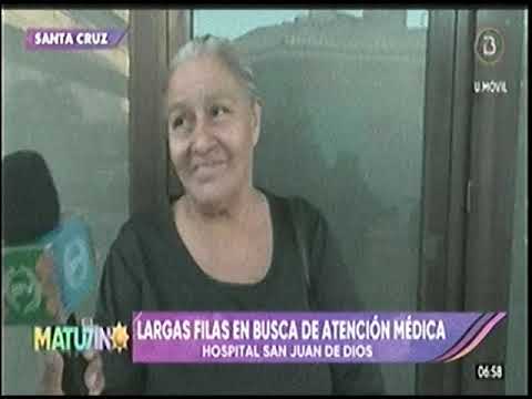 19042024 LARGAS FILAS EN HOSPITALES  BOLIVIA TV