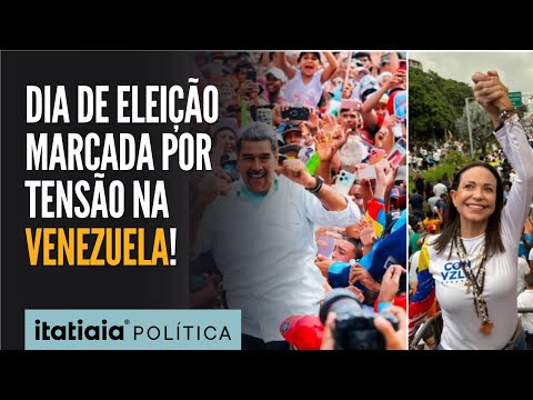 DIA DE ELEIÇÃO NA VENEZUELA: TENSÃO DOMINA O PAÍS VIZINHO