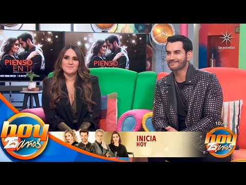 Dulce María y David Zepeda nos invitan a ver el estreno de Pienso en ti | Programa Hoy