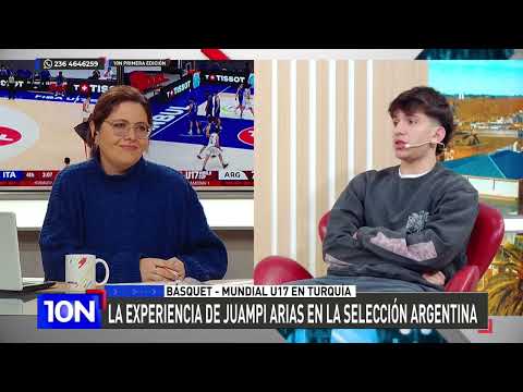 MUNDIAL U17 DE BASQUET: La experiencia del juninense en la Selección Nacional