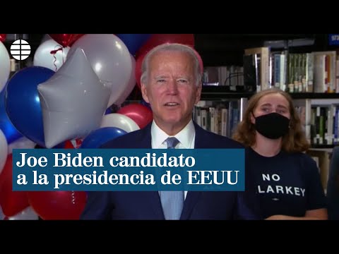 Joe Biden es elegido como candidato demócrata a la presidencia de Estados Unidos