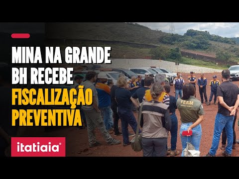 GOVERNO DE MINAS REALIZA FISCALIZAÇÃO PREVENTIVA EM DIQUE DA MINHA PAU BRANCO, NA GRANDE BH