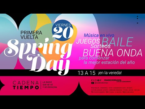 EN VIVO | PRIMERA VUELTA Spring Day- con María Laura Barcia, Keila Salomón y Luciano Baulde