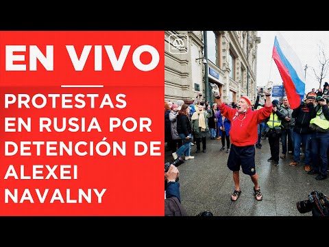 Rusia: Protestas por detención de Alexei Navalny
