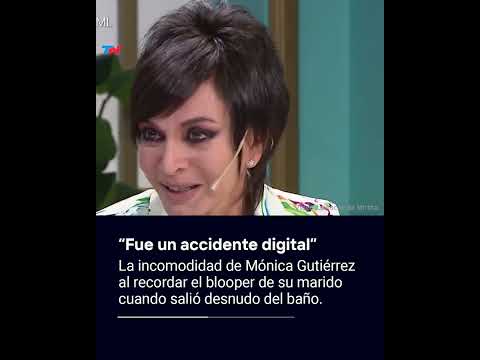 Fue un accidente digital Mónica Gutierrez habló del blooper de su marido en La Noche de Mirtha