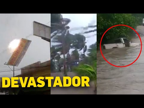 DESASTRE: IOTA golpea Honduras y provoca inundaciones, desbordamientos de ríos y GRAVES daños