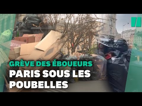 Grève des éboueurs : les poubelles débordent à Paris, Nantes, Le Havre…