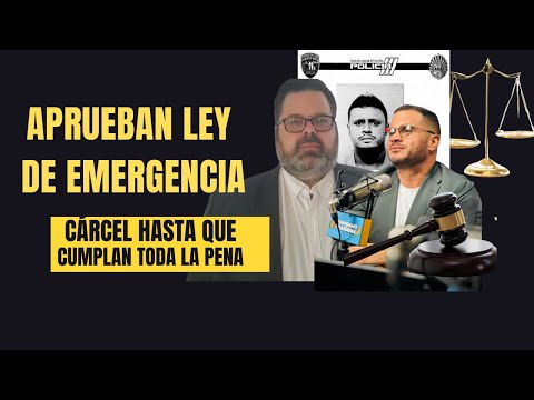 APRUEBAN PROYECTO DE LEY DE EMERGENCIA PARA EVITAR QUE CONVICTO SALGA DE CÁRCEL-Ley 85 se enmendaría