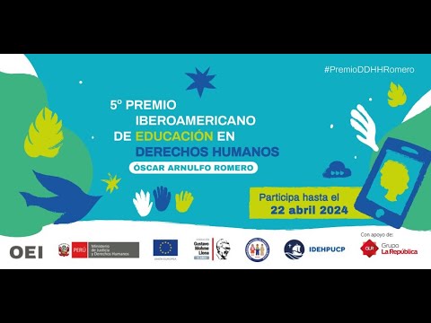 Lanzamiento del premio iberoamericano de educación en derechos humanos Óscar Arnulfo Romero