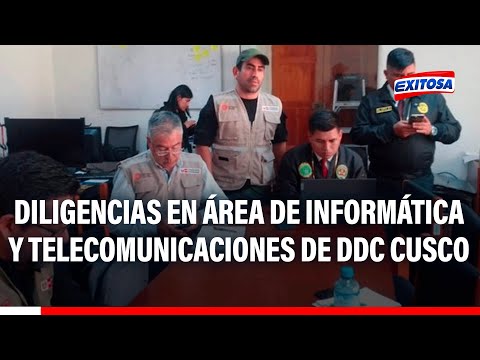 Mincul realiza diligencias en el Área Funcional de Informática y Telecomunicaciones de DDC Cusco