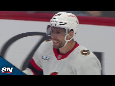 Senators David Perron Jams In Airborne Puck For Bizarre Goal