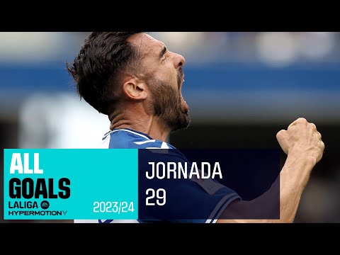 TODOS los GOLES de la JORNADA 29 de LALIGA Hypermotion 2023/2024