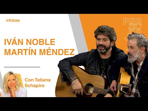 Iván Noble y Martín Méndez de Los Caballeros de la Quema con Tatiana Schapiro