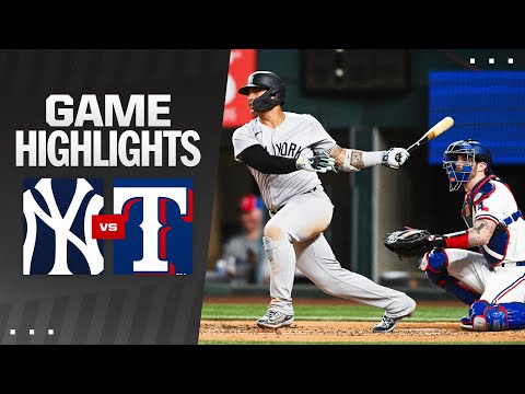 Yankees vs. Rangers Game Highlights (9/2/24) | MLB Highlights