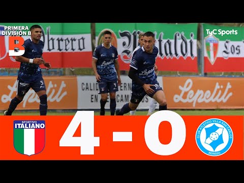 Sportivo Italiano 4-0 Villa San Carlos | Primera División B | Fecha 18 (Clausura)