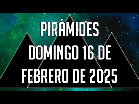 ? Pirámides para mañana Domingo 16 de Febrero de 2025 - Lotería de Panamá