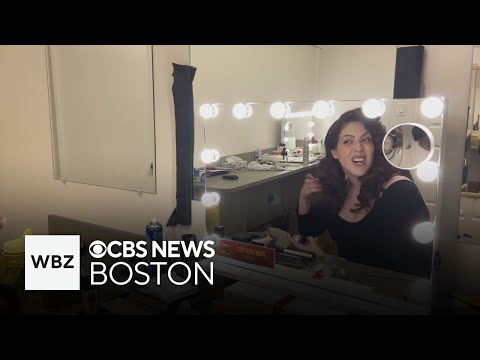 Melrose actress takes WBZ-TV's David Wade behind the scenes of Dial M for Murder