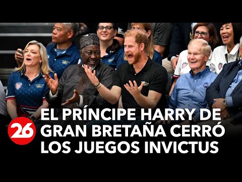 ALEMANIA | El príncipe Harry de Gran Bretaña cerró los juegos Invictus