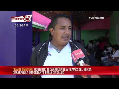Feria de salud beneficia a familias de Altagracia, Ometepe - Nicaragua