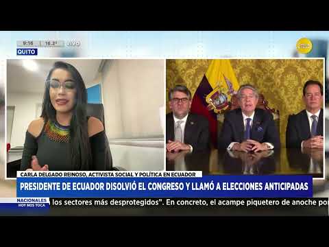 Ecuador: el presidente Lasso disuelve al Congreso y llama a elecciones - Carla Delgado Reinoso