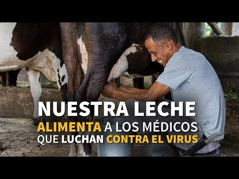 Nuestra leche alimenta a los médicos que luchan contra el virus