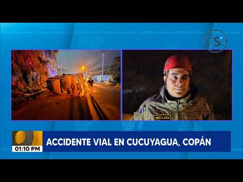 Accidente vial en Cucuyagua, Copán