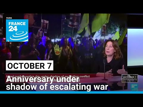 Israel marks Oct. 7 anniversary under shadow of escalating war • FRANCE 24 English