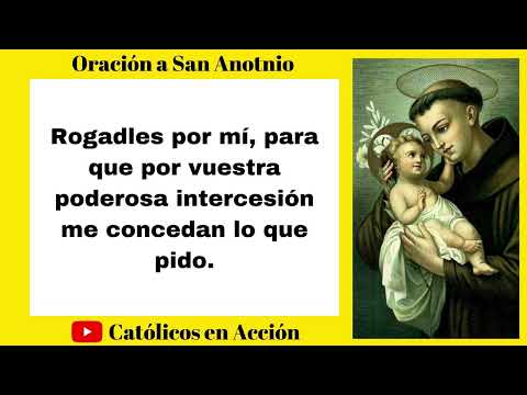 Oración a San Antonio de Padua para CASOS DIFÍCILES Y URGENTES