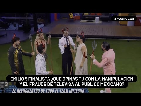 Emilio 5 Finalista Que Opinas Tu Con Manipulacion y El Fraude De Televisa || 12-8-2023 || #lcdlfmx