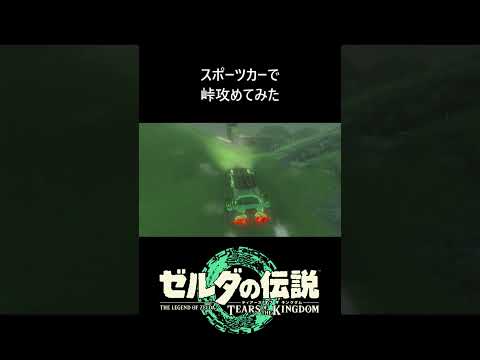 【ティアキン】スポーツカーで峠攻めてみた　#ゼルダの伝説 #ティアキン #ゼルダの伝説ティアーズオブザキングダム #zelda #zeldatotk #totk #ティアキン攻略