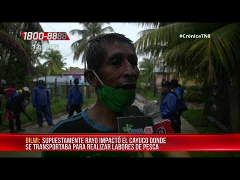 Pescador artesanal fallece al caerle un rayo en Bilwi - Nicaragua